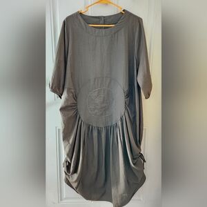 Japanese Brand Mujiya Spiral Cord Nylon Dress